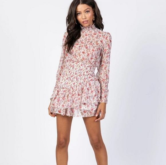 PRINCESS POLLY Guetta Mini Dress in White  - Picture 2 of 3